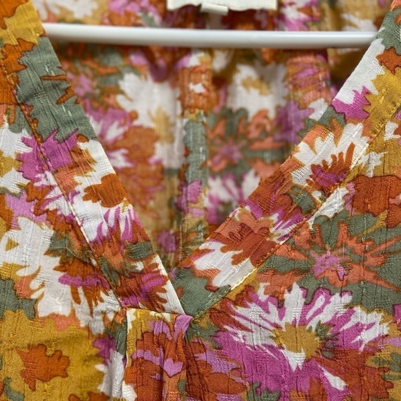 Cynthia Rowley blouse women's size large floral - Picture 5 of 5